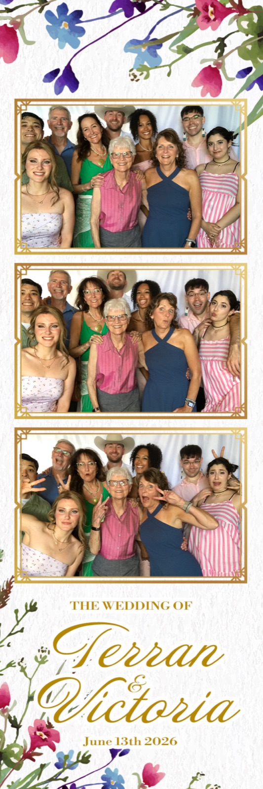 Princess photo booth sample print from an Oregon wedding
