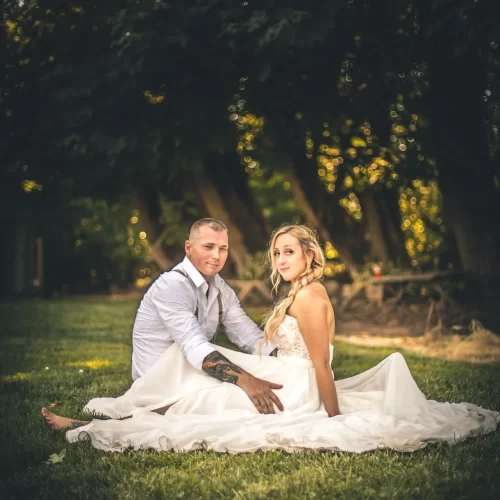 Capturing the Moments of wedding couples in green space