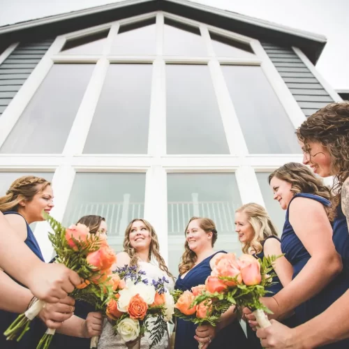 Bride capture clicks with her friends