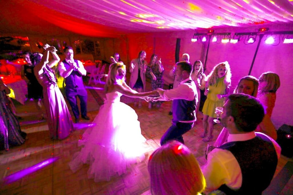 Dollar dance in wedding