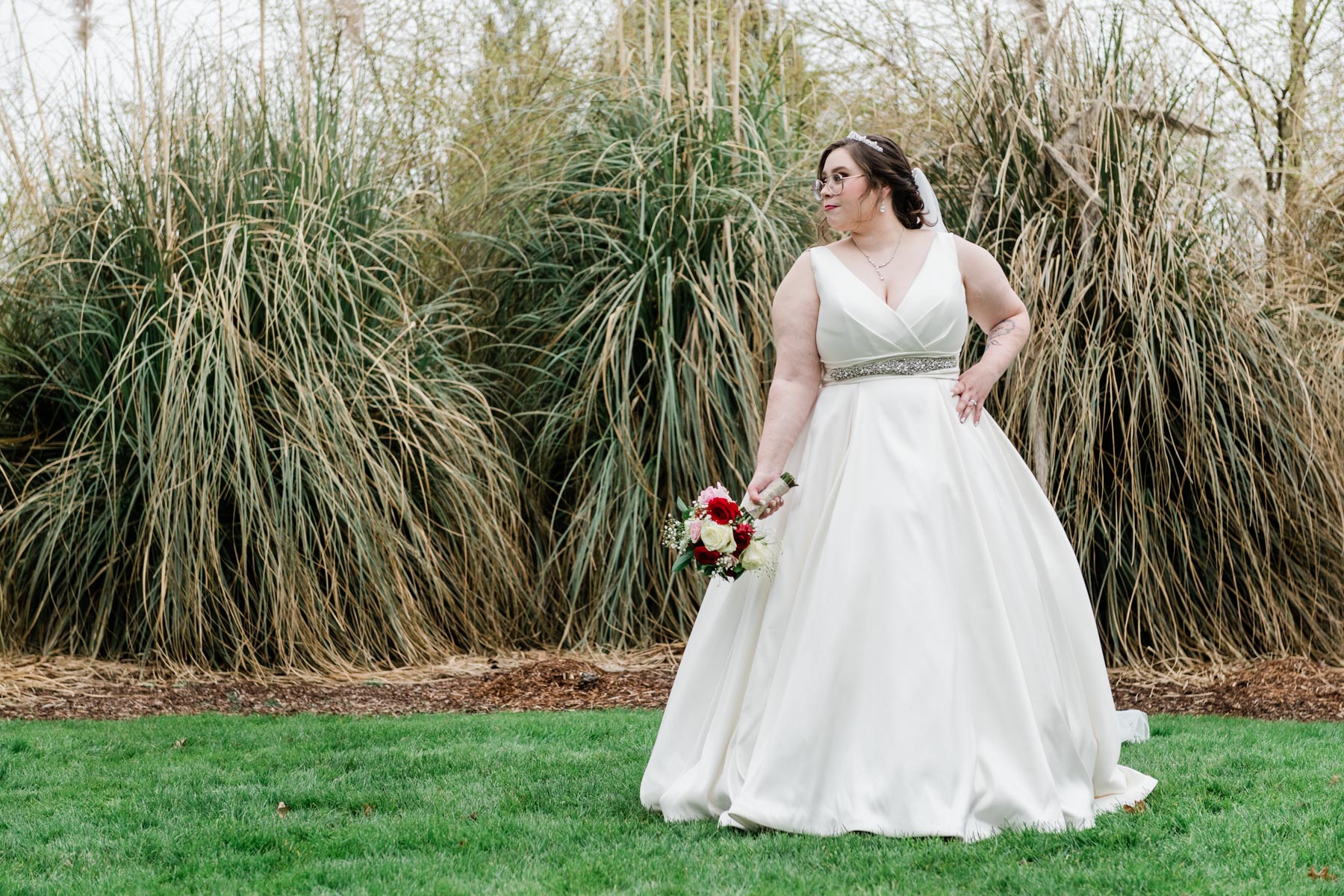 Guests celebrating at barn wedding in Oregon