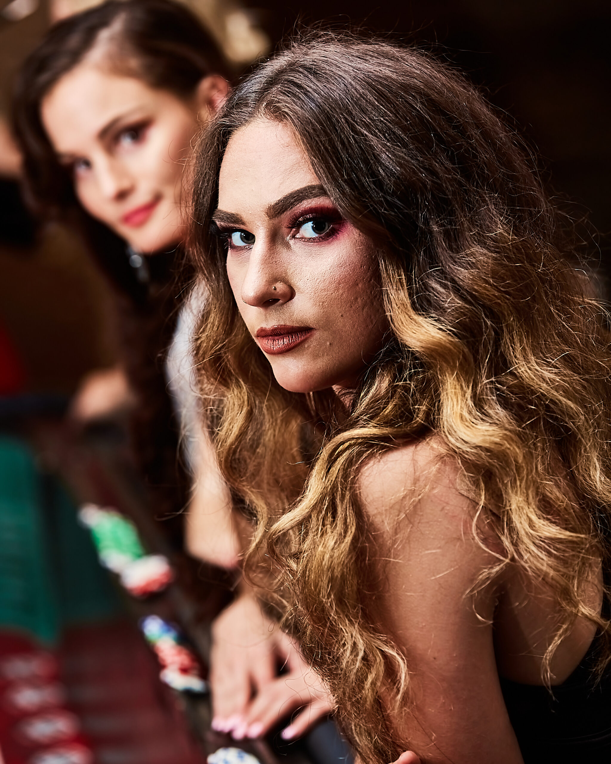 Professional casino dealer at Oregon event