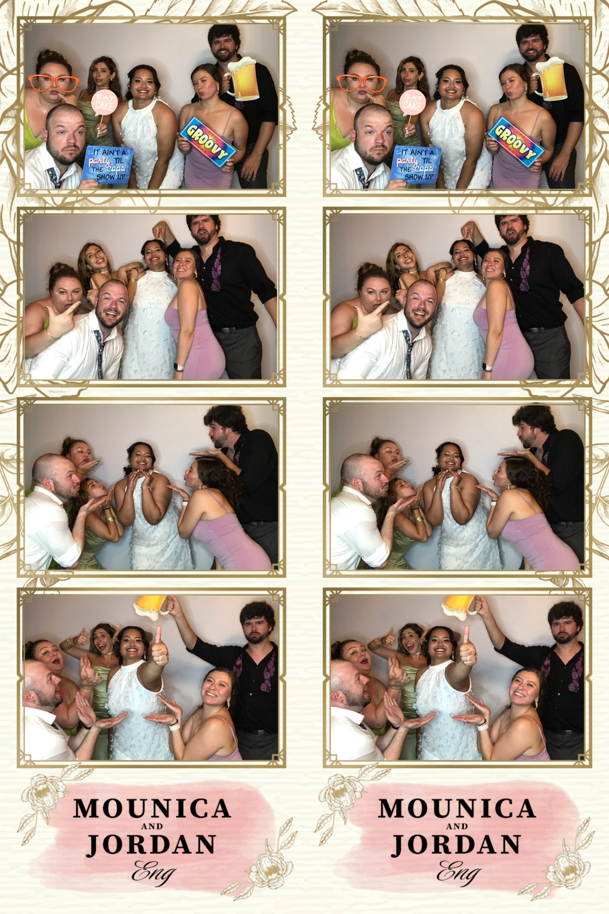 Companion photo booth at Tetherow Resort wedding in Bend, Oregon
